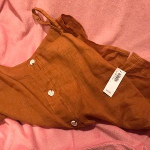 NWT Paper Bag Country Tank Top